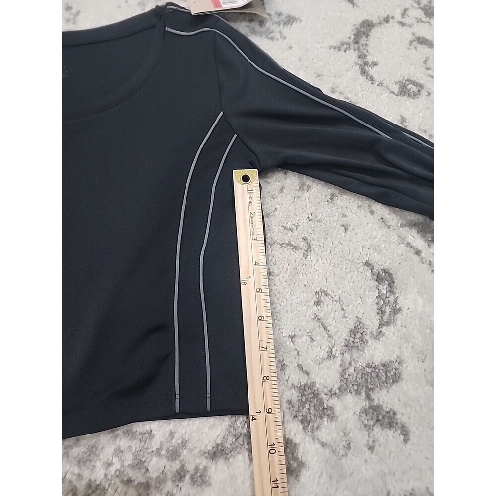 NEW Nike ONE Fitted Dri-Fit LS Cropped Top Black Size L NWT $60 Dri Fit - Picture 7 of 10